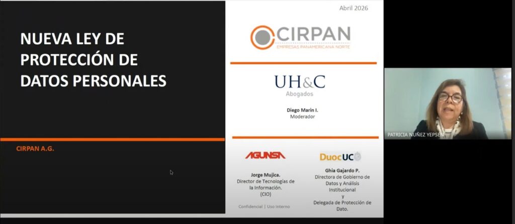 Hasta el 4% de los ingresos en multas las claves de la nueva Ley de Datos abordadas en webinar de CIRPAN de tamaño grande